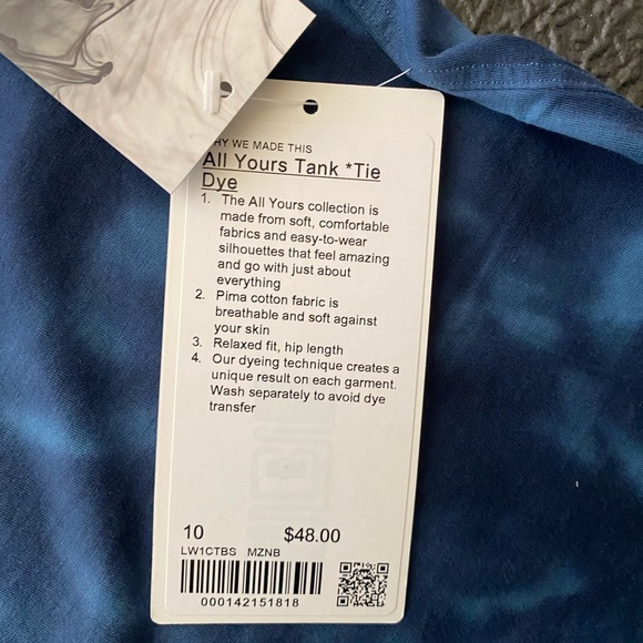 Lululemon Tie Die Tank - Picture 8 of 8